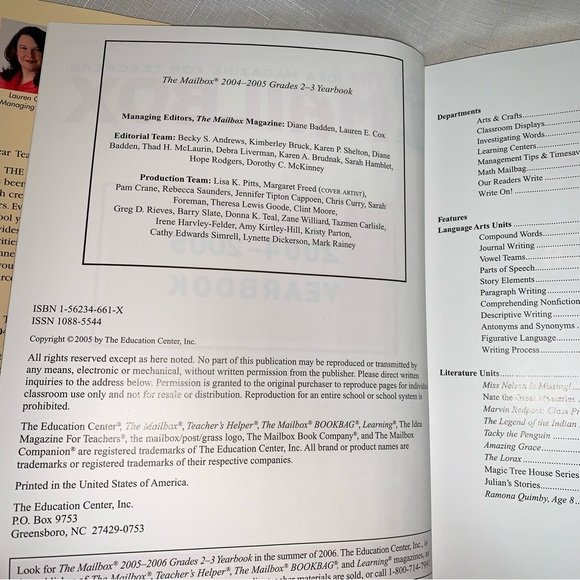 Teaching Ideas Resource Book Mailbox 2004-2005 Grades 2-3 Craft Education Learn - Picture 11 of 17